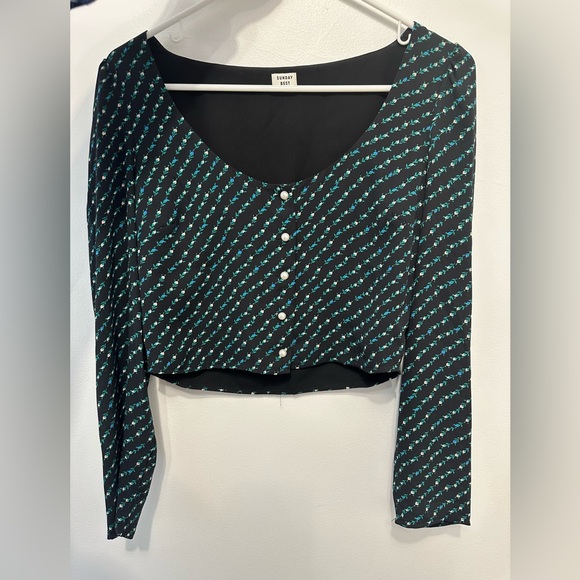 Sunday Best Floral Blouse small - Picture 1 of 5